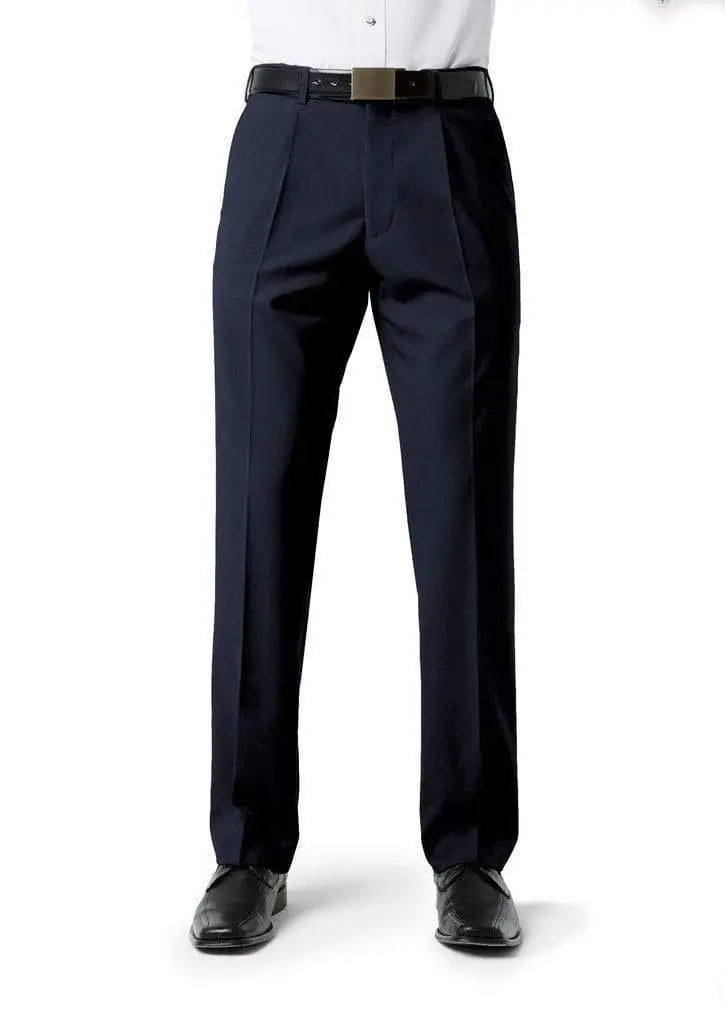 Biz Collection Men’s Classic Pleat Front Pant Bs29110 Metro Workwear.